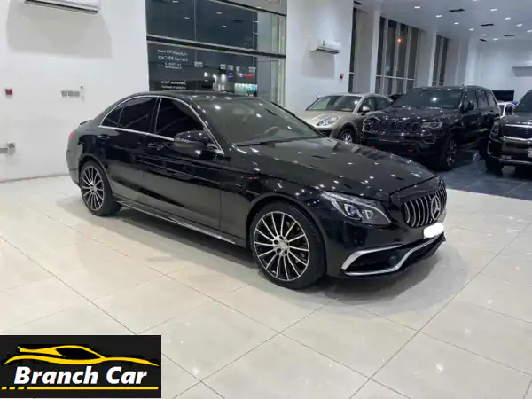 mercedes benz c 300/2016 (black) u s specs, mileage 125600 km, full option bluetooth, alloy wheel, .