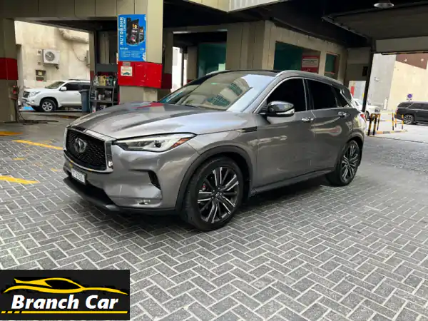 infiniti qx50 luxury 2021 وارد أمريكي دعمة خفيفة الممشى 129000