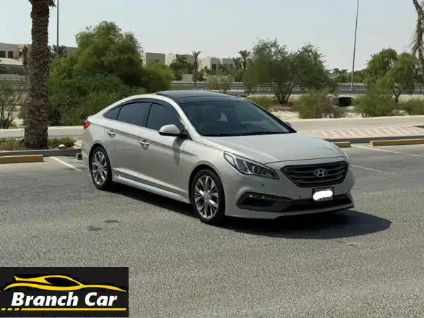 hyundai sonata 2016 (beige) mileage 137500 km, full option alloy wheel, sensors, push start, ...