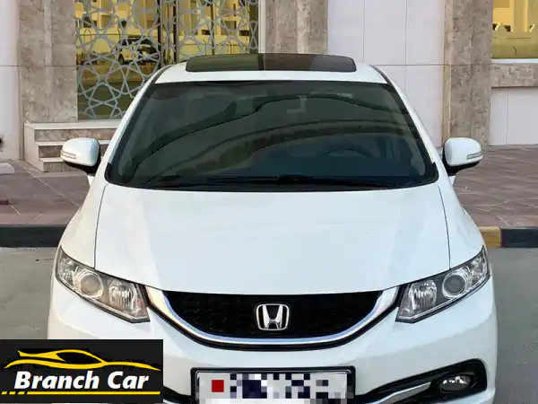 honda civic 1.8 year 2015 mileage 224 kms bahrain agent fully loaded/ sunroof registration 03/2025 .