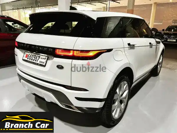 فرصة لا تُعوّض! رنج روفر إيفوك 2023 R-Dynamic S P200 | أبيض | وكالة البحرين | ضمان 2028 | بسعر استثنائي 17,250 د.ب
