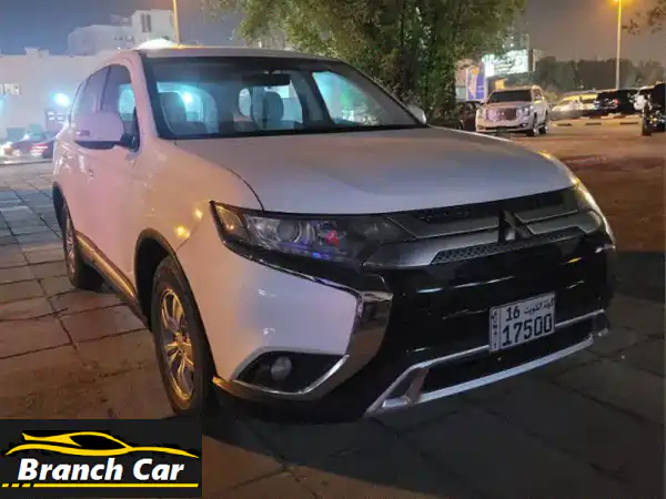 ميتسوبيشي اوتلاندر 2019 بيضاء | SUV عائلية 4 سلندر...