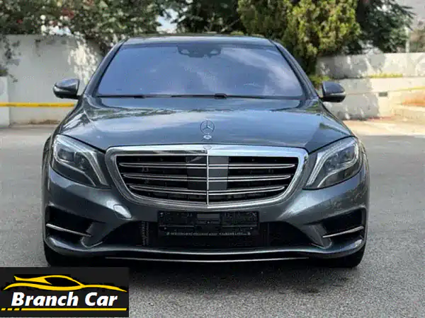 مرسيدس S-Class S550 2016 رمادي | فخامة مطلقة، Carfax نظيف |...