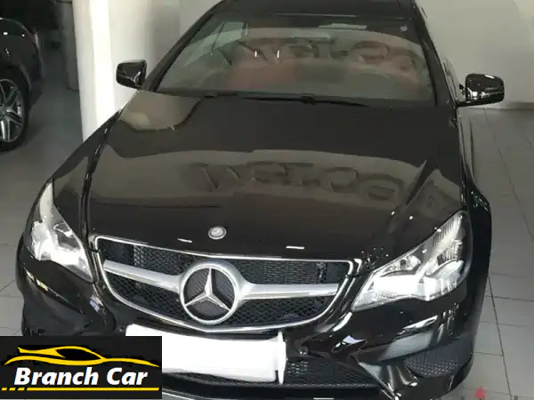 مرسيدس E-Class E200 كوبيه 2015: الأناقة السوداء الفاخرة...