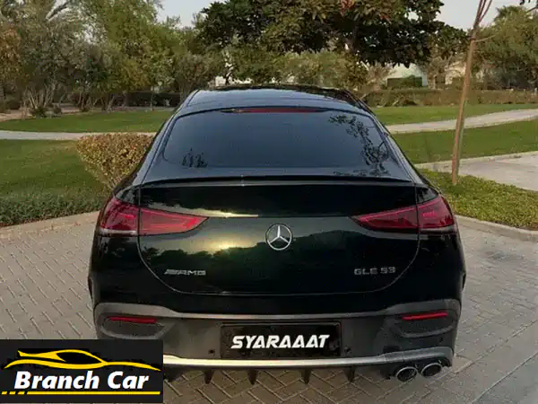 فرصة لا تعوض: مرسيدس-AMG GLE 53 كوبيه 2023 – شبه جديدة (25 كم) بضمان الوكالة وتأمين شامل!