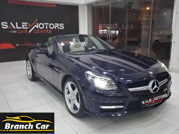 مرسيدس SLK 200 موديل 2014 مكشوفة للبيع | أزرق فاخر،...