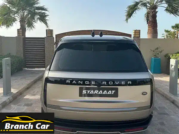 رنج روفر HSE V8 2023 الذهبية: كالجديدة تماماً (18 كم!) بضمان وصيانة الوكالة وPPF كامل