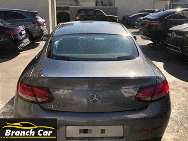 مرسيدس C300 كوبيه 4Matic 2017 الفاخرة | رمادي/أسود | Carfax نظيف | مواصفات كاملة