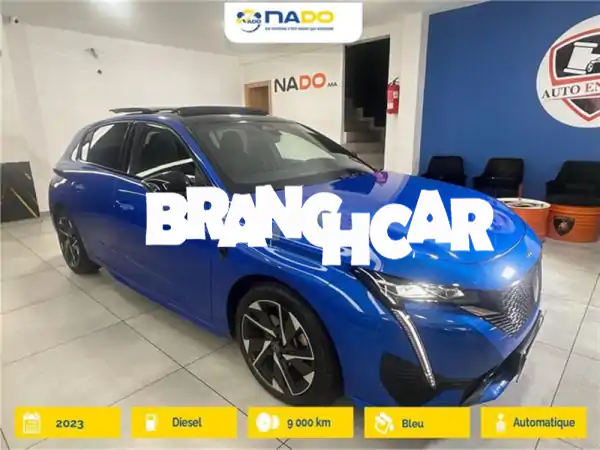 فرصة لا تعوض: بيجو 308 GTLine Blue HDI 2023 أزرق (5000 كم) - يد...