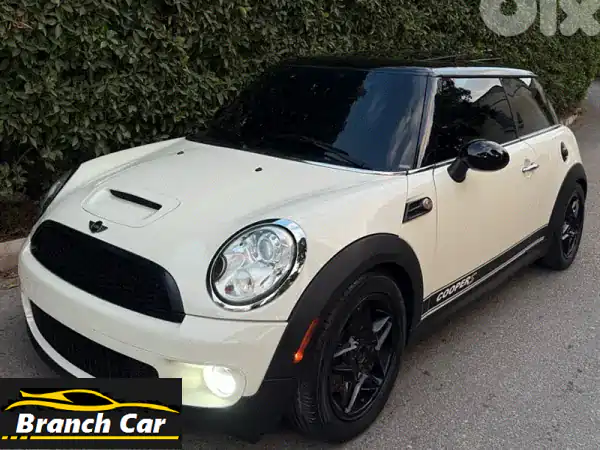 ميني كوبر S 2008 البيضاء الأنيقة: 106 ألف ميل...
