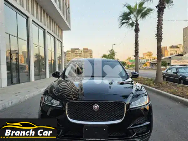 جاكوار F-Pace 2019 V4 سوداء - فل كامل، بانوراما، دفع رباعي...