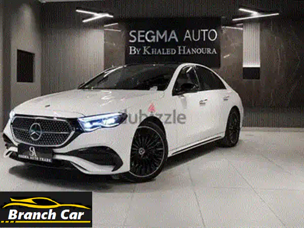 مرسيدس بنز E200 2025: فئة نادرة بفرش ديزاينو أسود أوبسيديان AMG | تجربة قيادة لا تُضاهى