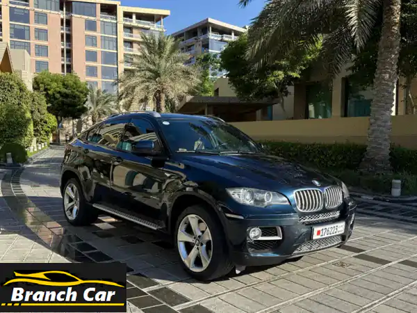 BMW X6 2013 أزرق - كجديدة! كيلومترات قليلة، خالية...