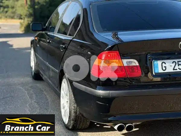 للبيع: BMW الفئة الثالثة E46 موديل 2003 أسود ملكي |...
