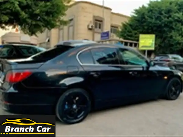 تحفة ألمانية سوداء! BMW 523 موديل 2008 - محرك 525 مستورد 57 ألف كم | فحص بالكامل