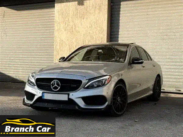 مرسيدس C300 2019 4MATIC بانوراما | أسود فخم | كاملة المواصفات Clean Carfax