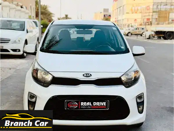 فرصة ذهبية! كيا بيكانتو 2019 بيضاء كالجديدة | صيانة...