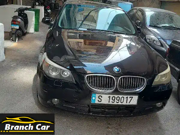 امتلك فخامة BMW 525 موديل 2006 – سعر لا يُصدق 5500$! (مالك واحد)