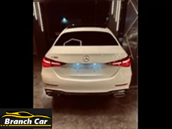 مرسيدس C180 2024 AMG أبيض - زيرو بضمان الوكيل! تقسيط وبدل متاح.
