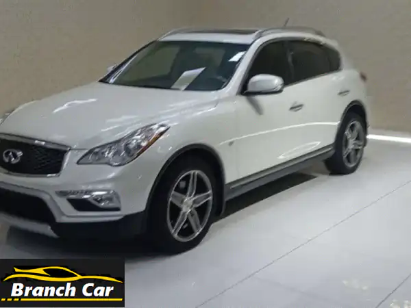 انفينيتي QX50 2017 وارد: فخامة كاملة، فتحة سقف، 91 ألف...