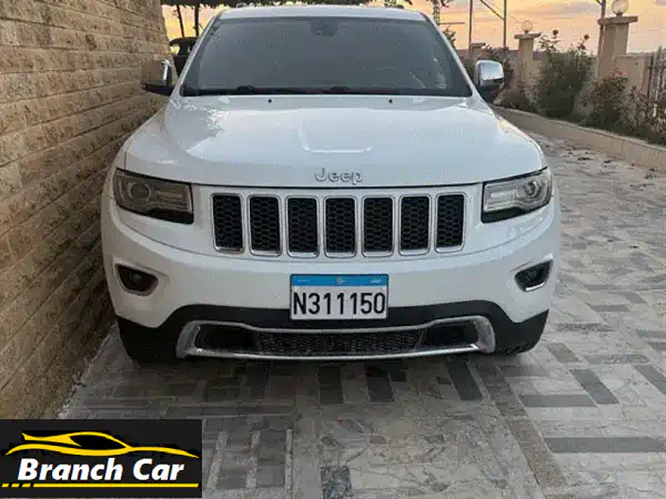 جيب جراند شيروكي 2014 أبيض للبيع: سيارة عائلية...
