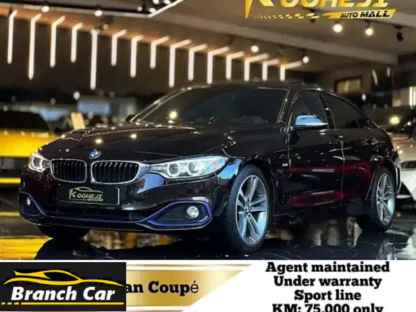 BMW 420i Gran Coupé Sport Line 2016 - وكالة البحرين | تحت الضمان | 75...