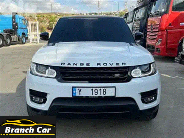رينج روفر سبورت HSE 2014 بيضاء مميزة | 0 حوادث | 61 ألف ميل فقط | فخامة وقوة لا تضاهى