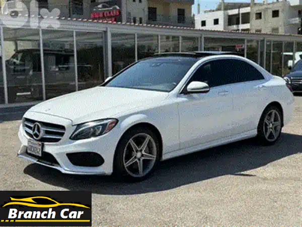للبيع: مرسيدس-بنز C-Class 2017 أبيض | كارفاكس نظيف | فخامة وأداء لا يُضاهى