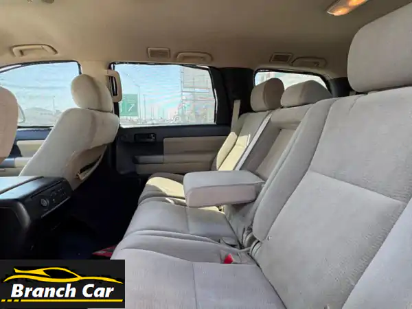 تويوتا سيكويا 2015 بيضاء: قوة، فخامة و7 مقاعد للعائلة | جاهزة لمغامرتك التالية في البحرين!