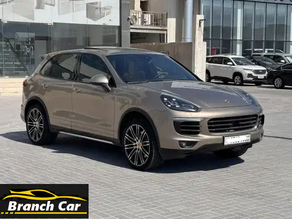 امتلك الفخامة الذهبية: بورش كايين S 2015 فل أوبشن...