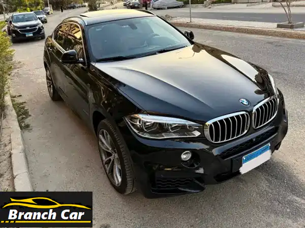 BMW X6 2017 | فخامة سوداء بحالة الزيرو تماماً 💎...