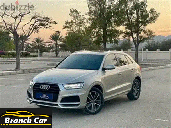 أودي Q3 S-Line 2018 للبيع في عمان: فخامة خليجية، صيانة وكالة، وتجربة قيادة استثنائية!