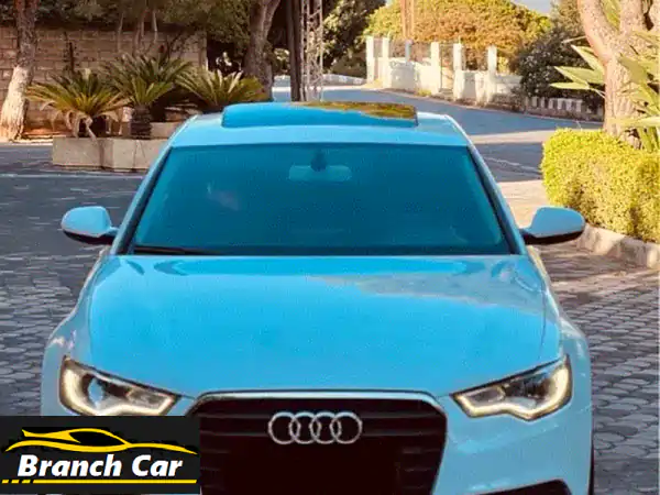 أودي A6 2013 بيضاء 2.0T: فخامة وأداء لا يُضاهى -...