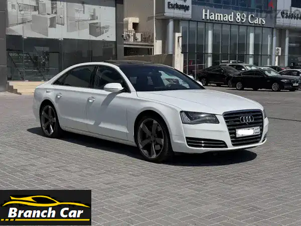 فخامة لا مثيل لها: أودي A8 L 2014 بيضاء – كاملة...
