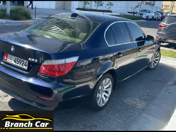 فرصة لا تفوت: BMW 523 موديل 2009 كحلي نظيف بأبو ظبي - بسعر...