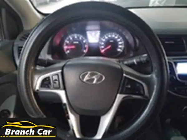 هيونداي اكسنت RB 2012 خليجي فئة ثانية | جنط سبور وكاوتش جديد | بحالة ممتازة