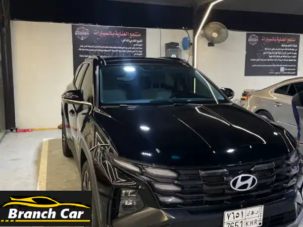 للبيع: هيونداي توسان 2025 أسود (نصف فل) | 1.6 تيربو | بحالة الوكالة بجدة مع ضمان وصيانة مجانية!
