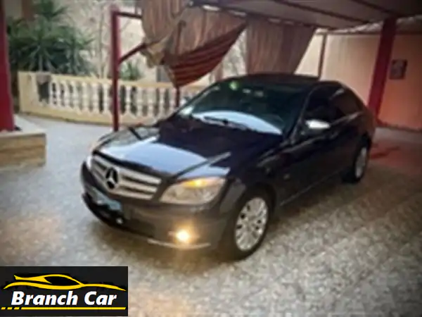مرسيدس C200 موديل 2008 للبيع بالتجمع الخامس والقاهرة الجديدة | صيانة كاملة وجاهزة للانطلاق - لا تحتاج مصاريف!