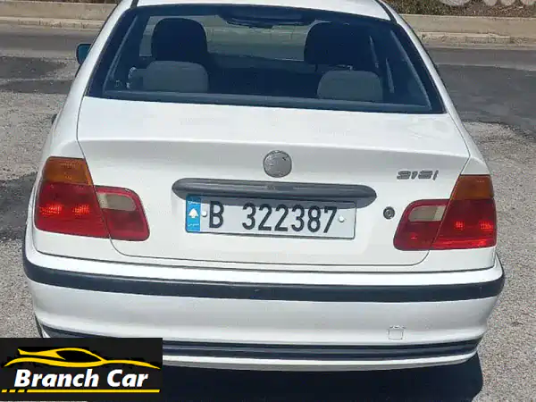 للبيع: BMW E46 318i مانيوال 1999 بيضاء - الأسطورة بحالة...
