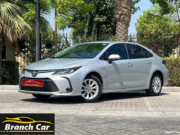 فرصة ذهبية: تويوتا كورولا هايبرد 2020 فضي - صيانة...