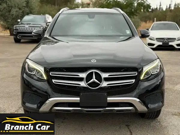 مرسيدس GLC300 4Matic 2018 سوداء | فخامة، أداء، وضمان 6 أشهر!