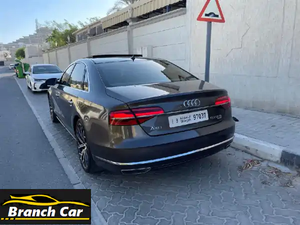 أودي A8 2015 خليجي فل كامل: قمة الفخامة، بدون حوادث وجاهزة للتصدير لسوريا - بسعر لا يُعوّض!