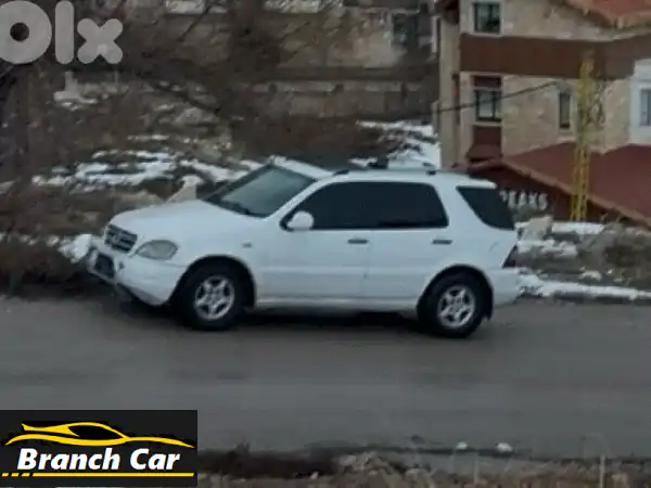 فرصة استثنائية: مرسيدس بنز ML كلاس 1998 بيضاء - محرك...