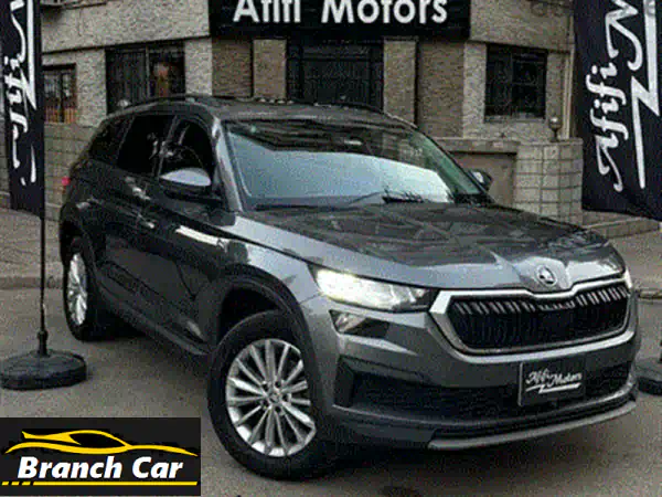 للبيع: سكودا كودياك 2021 Style رمادي | ٧ مقاعد | كالزيرو بـ 12 ألف كم فقط | فابريكة بالكامل + ضمان الوكيل