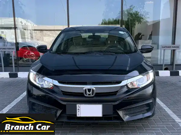 هوندا سيفيك 2019 سوداء | سرفيس الغانم | شرط الفحص...