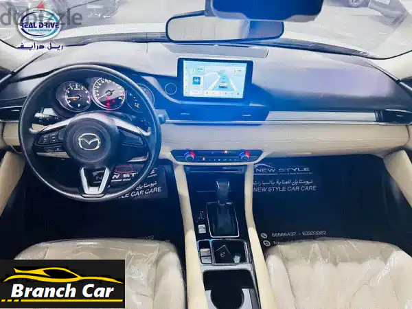 مازدا 6 موديل 2021 بيضاء - مالك واحد | قمة الأناقة والأداء بانتظارك! (77 ألف كم)