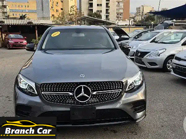 مرسيدس GLC 300 كوبيه 2017 رمادي - فحص نظيف (CARFAX)، دفع...