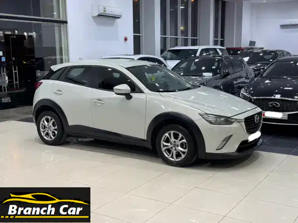 فرصة لا تعوض: مازدا CX-3 2018 أبيض - ميد أوبشن | بحالة...