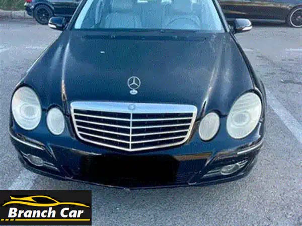 فرصة استثنائية: مرسيدس بنز E350 موديل 2008 سوداء - مالك واحد وعناية فائقة!