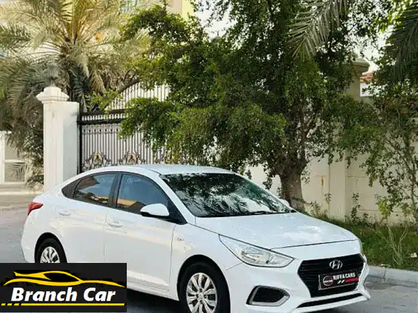 فرصة ذهبية: هيونداي أكسنت 2019 بيضاء | مالك واحد،...
